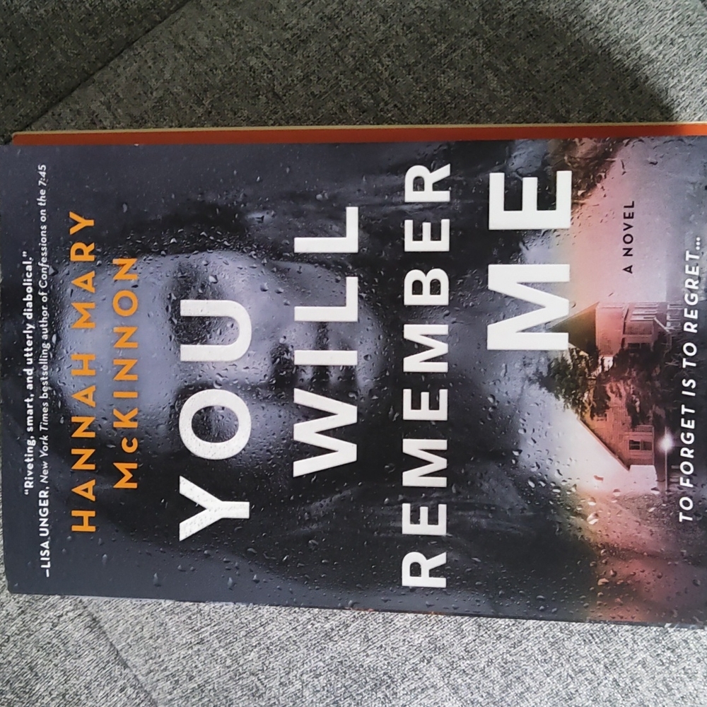 💫3/$18💫 You Will Remember Me- Hannah Mary McKinnon
